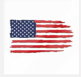 American Distressed Flag Short Sleeve T-Shirt - Patriot Pride